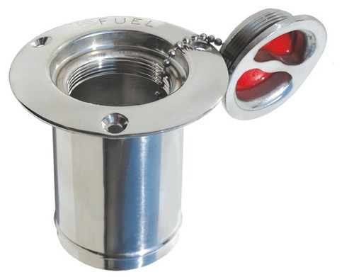 Tappo imbarco carburante inox - carburante,