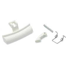 Maniglia completa bianca per