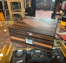 Humidor con decoro "foglia"
