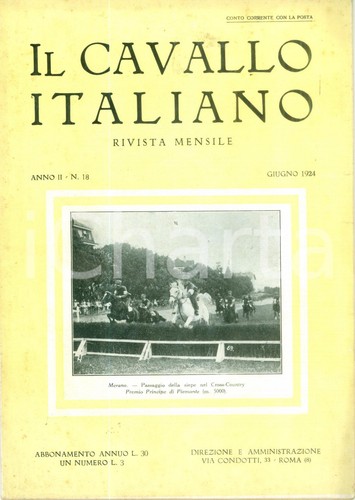 1924 cavallo italiano piero - cavallo,