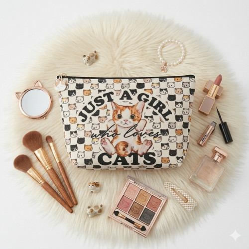 Pochette porta trucchi gatti - porta,