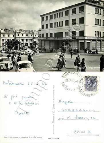 Cartolina catanzaro - cartolina, di