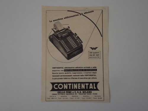Advertising pubblicità 1940 - pubblicità,