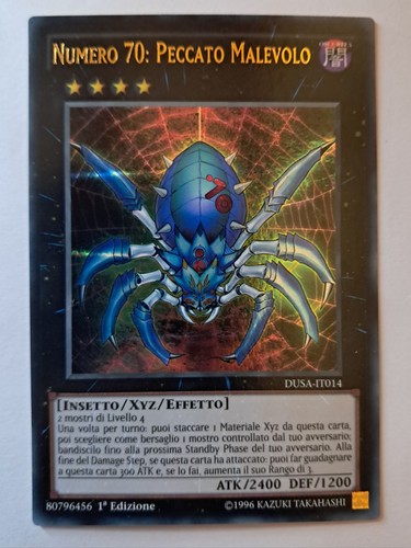Yugioh numero peccato - numero,