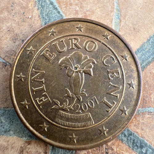 Austria moneta centesimo - moneta, 1