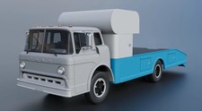 Camion rampa Ford C-700 1972 stampato in 3D scala 1:35