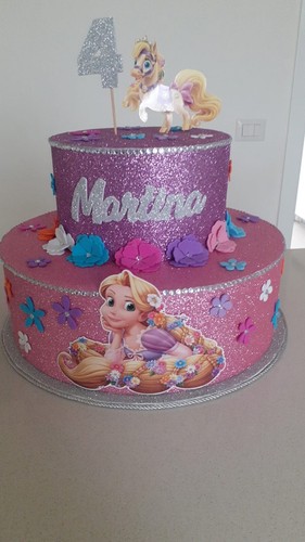 Torta finta rapunzel - torta,