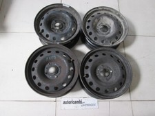 5 1/2 JX14H2 ET24 SET 4 CERCHI IN LEGA DA 14 POLLICI 4 FORI CITROEN C2 1.1 B 44K