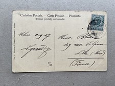 O.) Cartolina Regno ambulante Milano Chiasso (2) 11.10.07 per la Francia A