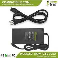 Alimentatore compatibile con Dell Alienware M17X R4 19,5V 9,23A 180W