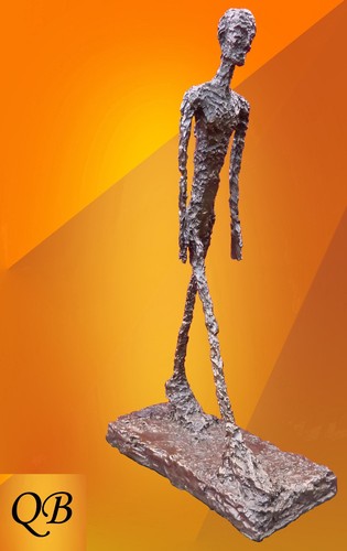 Art deco giacometti walking - deco,
