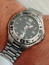 orologio vintage Casio EDIFICE miyota 2115 ricambi riparazione 41MM 10 BAR DIVER