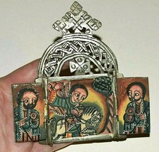 Icona trittico dipinto altare