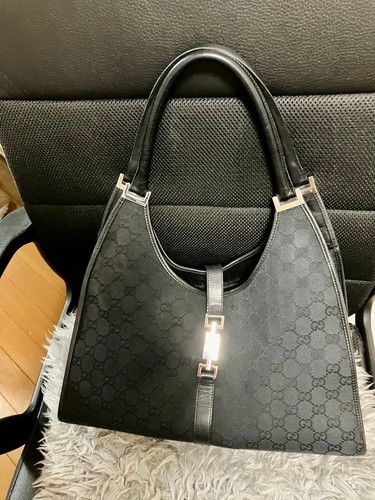 Tela gucci logo nero - nero, jackie