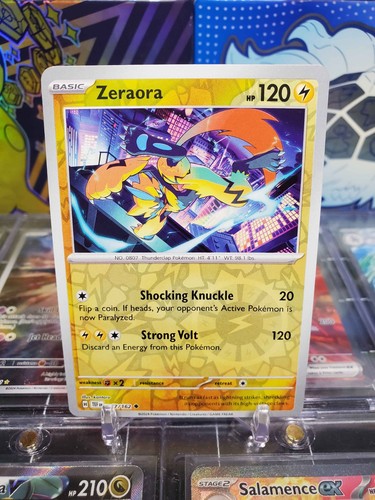 Zeraora 057 162 reverse holo - zeraora,