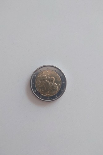 Moneta euro commemorativa - moneta,