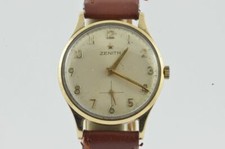 Zenith Orologio Donna Carica Manuale Vintage 32MM 9K 375 Massivgold Polso Rarità