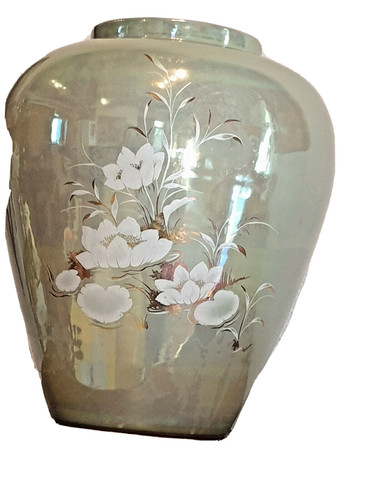 Ceramic vase painted elisa - painted,
