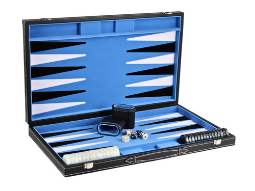 Set backgammon pelle - set, in