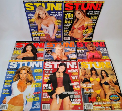 Vintage stun magazine lot - vintage, (8)