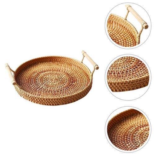 Cesto tessuto rattan - tessuto,