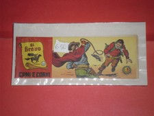 EL BRAVO-SERIE a striscia piccolina N°1 -EDIZIONI TORELLI 1952-cani e corvi rara