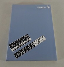 Owner's Manual / Uso e manutenzione / Notice d'entretien Ferrari 400 GT del 1977