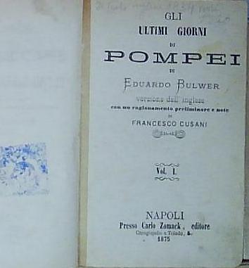 Gli ultimi giorni pompeo - gli, di