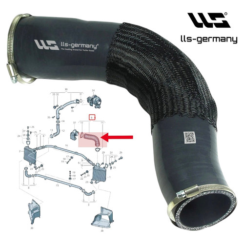 Tubo turbo intercooler - , per