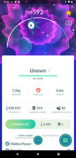 Pokemon Go Shiny Unown K |