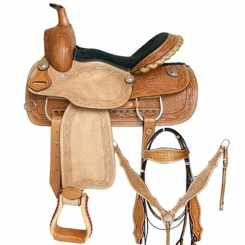 Sella cavallo western seduta