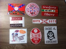 SALERNITANA 8 ADESIVI ULTRAS PEGATINAS AUFKLEBER STICKERS GSF SIBERIANO SALERNO