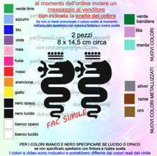 ADESIVI COPPIA LOGHI ALFA