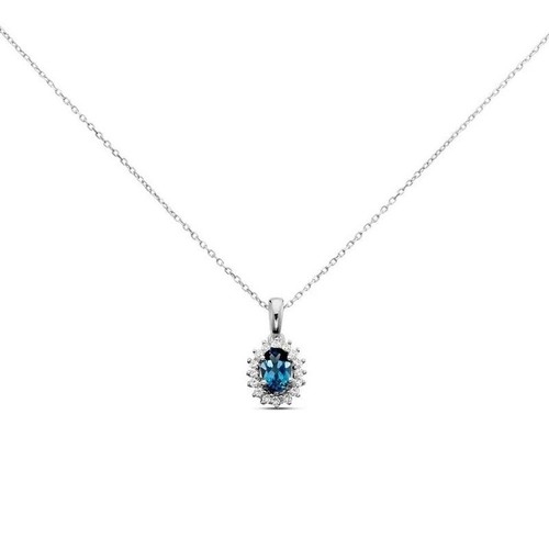 Collana donna topazio oro - collana,