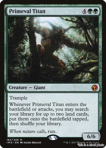 Mtg primeval titan - primeval,