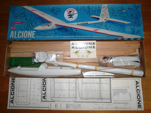 Aliante vintage alcione in - rc,