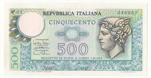 500 lire mercurio - 500,