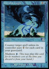 MTG CIRCULAR LOGIC - PLAYED/ROVINATA LOGICA CIRCOLARE - TOR - MAGIC