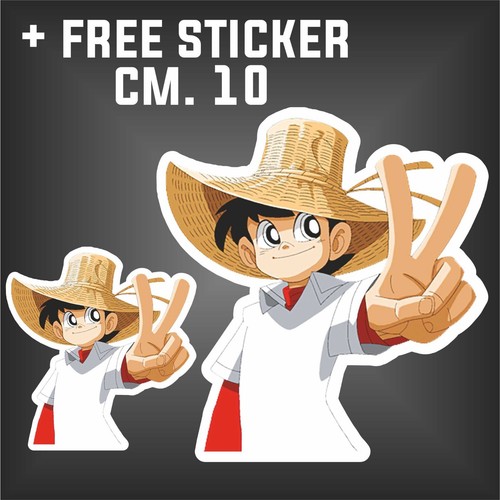 Adesivo sampei anime aufkleber - adesivo,