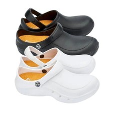 Kinemed Zoccoli Lavoro Eziprotekta Ultraleggeri Uomo Donna Bianco/Nero 35-47