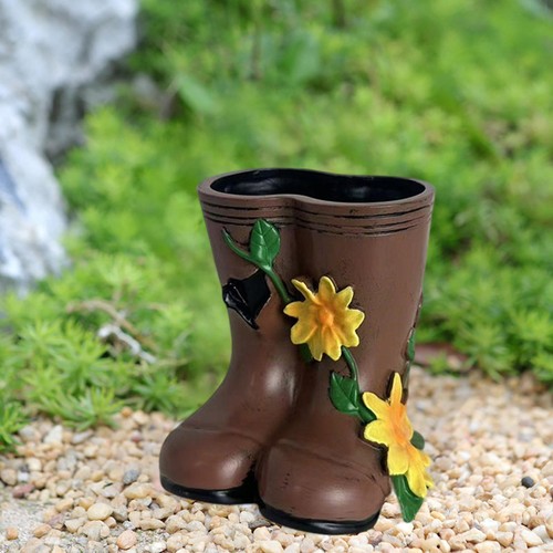 Vase botte joli pot fleurs - pot,
