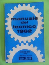 manuale del tecnico 1962 aa.vv
