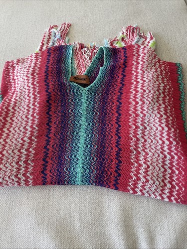 Poncho missoni asimmetrico - poncho, zig