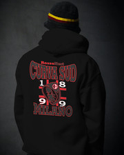 Felpa nera unisex con