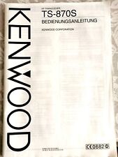 KENWOOD TS-870S BEDIENUNGSANLEITUNG