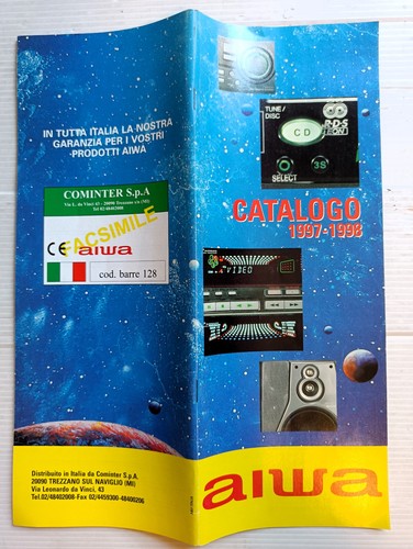 Catalogo aiwa 1997 1998 - aiwa, 1997-1998