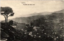 CPA AK RUTA panorama dal Monte