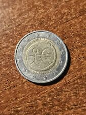 MONETA da due 2 euro Repubblica francese con omino stilizzato UEM 1999-2009 RARA
