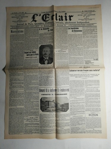 N427 prima pagina del - la,