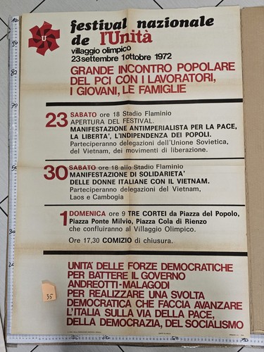 Manifesto pci villaggio - manifesto,